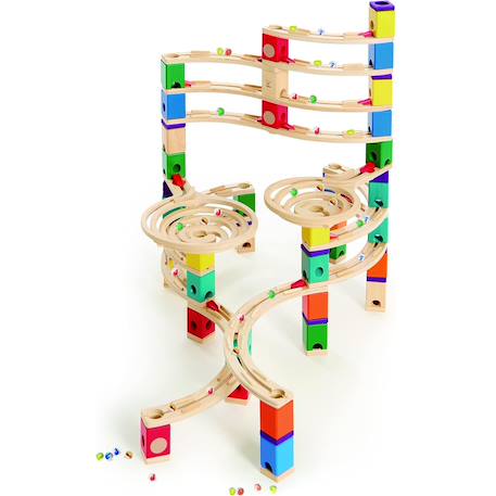 Circuit de billes le Cyclone Beige 1 - vertbaudet enfant 