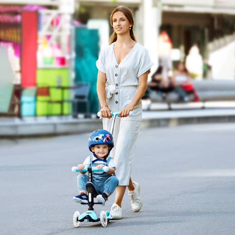Trottinette évolutive mini micro 3en1 révolution magic Bleu océan+Rouge 2 - vertbaudet enfant 