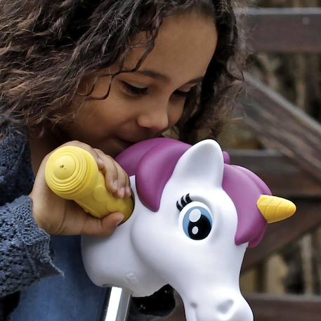 Tête de trottinette licorne rose pastel Blanc 2 - vertbaudet enfant 