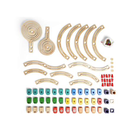 Circuit de billes le Cyclone Beige 2 - vertbaudet enfant 