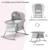 Berceau pliant 3 en 1 avec fonction lit de camping et bascule Beige+Grey 8 - vertbaudet enfant 