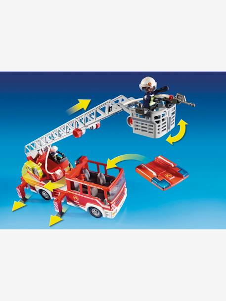9463 Camion de pompiers avec échelle pivotante Playmobil Rouge 5 - vertbaudet enfant 