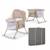 Berceau pliant 3 en 1 avec fonction lit de camping et bascule Beige+Grey 1 - vertbaudet enfant 