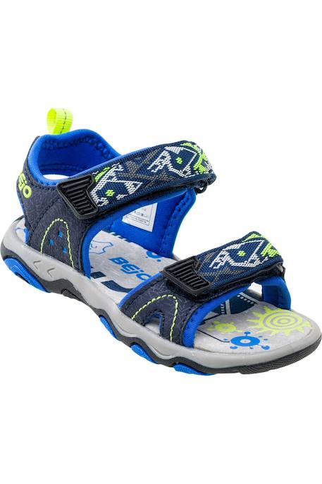 Sandales  elsi Bleu marine / bleu vif / vert clair 1 - vertbaudet enfant 