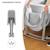 Berceau pliant 3 en 1 avec fonction lit de camping et bascule Beige+Grey 4 - vertbaudet enfant 