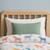 Coussin rectangle en coton bio Blanc+Fraise+Honey+Rose+Vert+Vichy 29 - vertbaudet enfant 