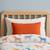 Coussin rectangle en coton bio Blanc+Fraise+Honey+Rose+Vert+Vichy 10 - vertbaudet enfant 