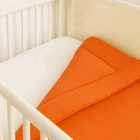 Edredon en coton bio Blanc+Fraise+Honey+Rose+Vert+Vichy 11 - vertbaudet enfant 