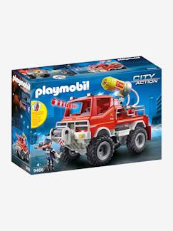 Idées cadeaux bébés et enfants-9466 4x4 de pompier avec lance-eau Playmobil