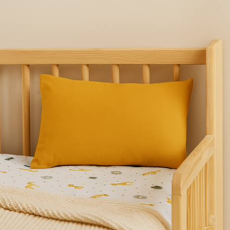 Coussin rectangle en coton bio Blanc+Fraise+Honey+Rose+Vert+Vichy 18 - vertbaudet enfant 