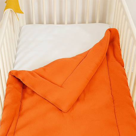 Edredon en coton bio Blanc+Fraise+Honey+Rose+Vert+Vichy 9 - vertbaudet enfant 