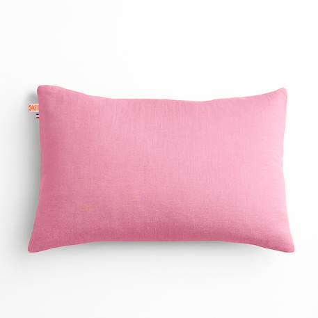 Coussin rectangle en coton bio Blanc+Fraise+Honey+Rose+Vert+Vichy 19 - vertbaudet enfant 
