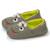 Chaussons mocassins polaire, semelle gomme antidérapante Kaki chiné 1 - vertbaudet enfant 