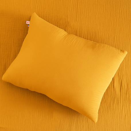 Coussin rectangle en coton bio Blanc+Fraise+Honey+Rose+Vert+Vichy 17 - vertbaudet enfant 