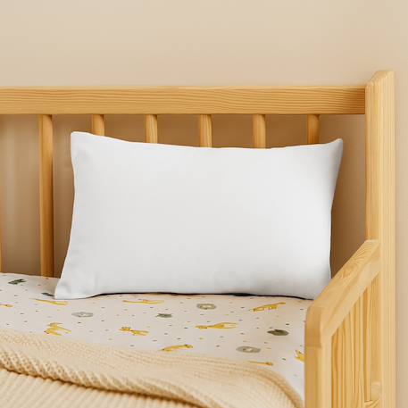 Coussin rectangle en coton bio Blanc+Fraise+Honey+Rose+Vert+Vichy 5 - vertbaudet enfant 