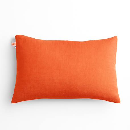 Coussin rectangle en coton bio Blanc+Fraise+Honey+Rose+Vert+Vichy 7 - vertbaudet enfant 