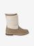 Bottes enfant fille synthétique fourrées zippées taupe 2 - vertbaudet enfant 