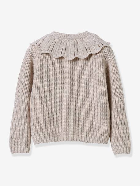 Cardigan en laine bébé beige 2 - vertbaudet enfant 