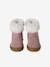 Boots bébé fille cuir fourrées et zippées vieux rose 4 - vertbaudet enfant 