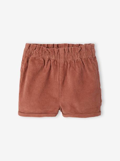 Ensemble 3 pièces bébé pull 2 en 1 + short + foulard terracotta 4 - vertbaudet enfant 