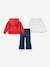 Ensemble 3 pièces bébé LEVI'S blanc 2 - vertbaudet enfant 