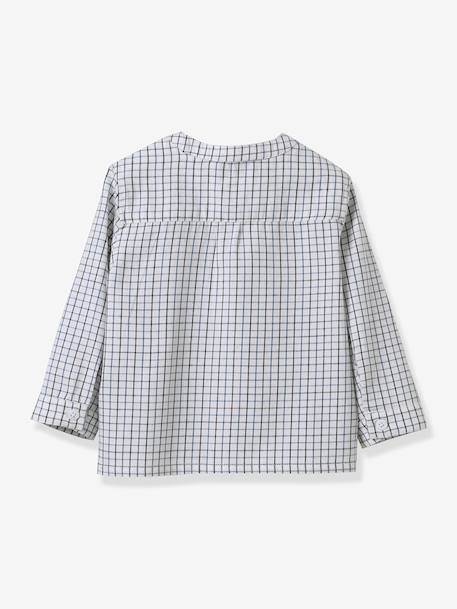 Chemise à carreaux Tattersall bébé multicolore 2 - vertbaudet enfant 
