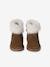 Boots bébé fille cuir fourrées zippées marron 4 - vertbaudet enfant 