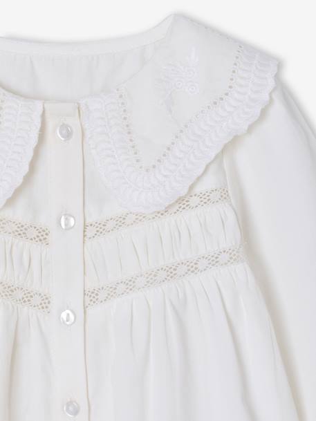 Chemise bébé en popeline blanc 3 - vertbaudet enfant 