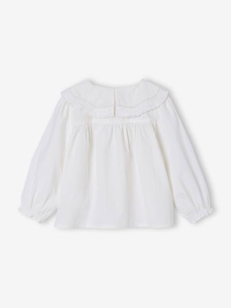 Chemise bébé en popeline blanc 2 - vertbaudet enfant 