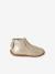 Chausson zippée souples en cuir bébé or+vieux rose 3 - vertbaudet enfant 
