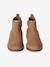 Boots enfant fille cuir élastiquées et zippées bordeaux+camel+marine+or+vert 9 - vertbaudet enfant 