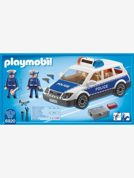 6920 Voiture de policiers gyrophare et sirène Playmobil Bleu 2 - vertbaudet enfant 