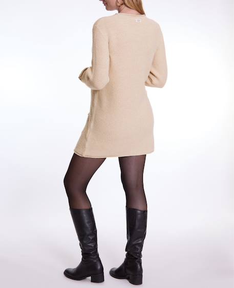 Robe pull de grossesse et d'allaitement honey Beige+Gris perle+Noir+Sauge 4 - vertbaudet enfant 