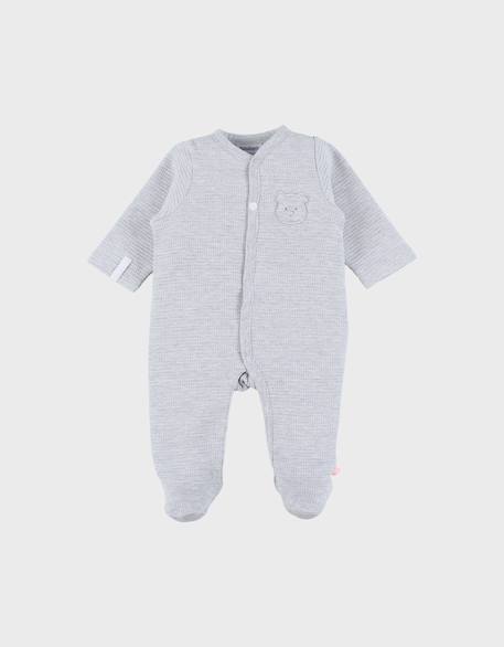 Pyjama dors-bien en coton Gris 1 - vertbaudet enfant 