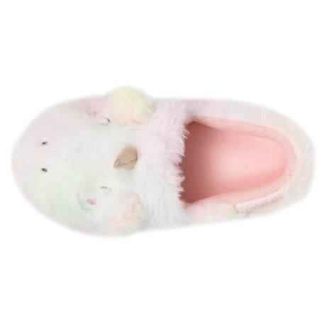 Chaussons mocassins imitation fourrure, semelle antidérapante Multicolor 2 - vertbaudet enfant 