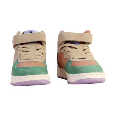 Baskets montantes  à scratch Antrancita+Nude 11 - vertbaudet enfant 