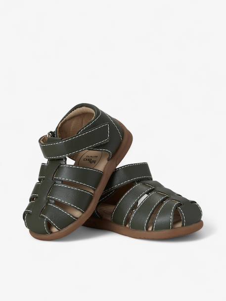 Sandales little gardener enfant en cuir vegan Brown+Dark brown+Green+Navy+Off white 13 - vertbaudet enfant 
