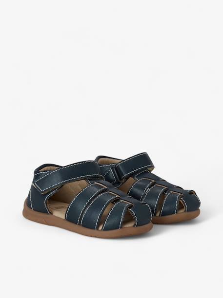 Sandales little gardener enfant en cuir vegan Brown+Dark brown+Green+Navy+Off white 20 - vertbaudet enfant 