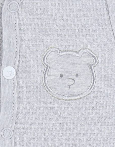 Pyjama dors-bien en coton Gris 3 - vertbaudet enfant 