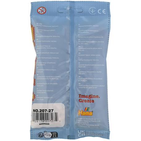 Sachet 1000 perles plastique midi beige Beige 3 - vertbaudet enfant 