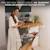 Ensemble Chaise haute en bois 3 en 1 Transat Enock + Calmee, pratique et confortable Gris 4 - vertbaudet enfant 