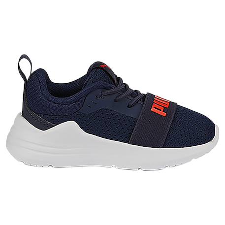 Baskets basses à lacets Marine rouge+Rouge 1 - vertbaudet enfant 