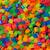 Sachet 1000 perles plastique midi néon mix Rouge 2 - vertbaudet enfant 