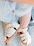 Sandales little gardener enfant en cuir vegan Brown+Dark brown+Green+Navy+Off white 27 - vertbaudet enfant 
