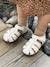 Sandales little gardener enfant en cuir vegan Brown+Dark brown+Green+Navy+Off white 26 - vertbaudet enfant 
