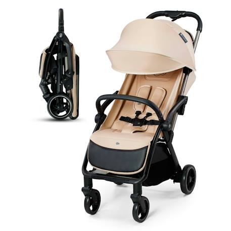 Poussette Légère voyage, pliage automatique, jusqu'à 24 kg - Apino Beige+Gris+Multicolore 1 - vertbaudet enfant 