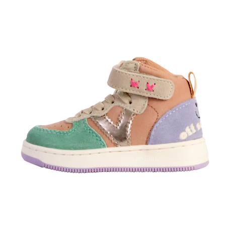Baskets montantes  à scratch Antrancita+Nude 8 - vertbaudet enfant 
