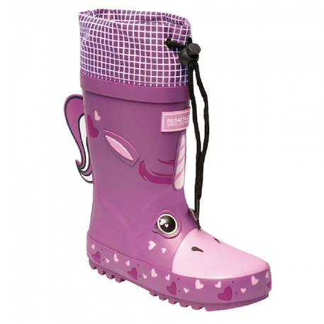 Bottes de pluie unisexe caoutchouc mudplay Violet 1 - vertbaudet enfant 
