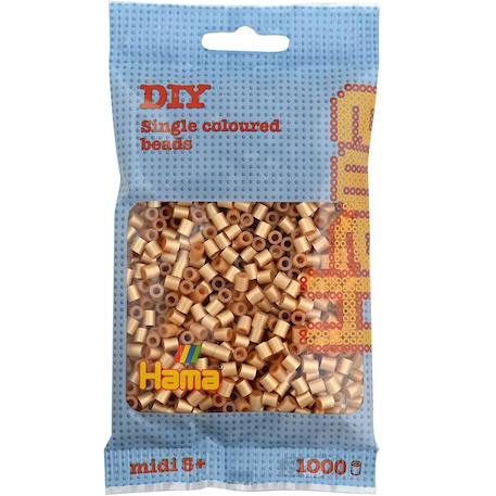 Sachet 1000 perles plastique midi or Jaune 1 - vertbaudet enfant 