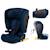 Siège Auto Kinderkraft FIX2GO i-Size avec ISOFIX, SAFERIDE SENSOR, Inclinaison 5 Positions et AIR FLOW Bleu marine+Gris+Noir+Vert 1 - vertbaudet enfant 